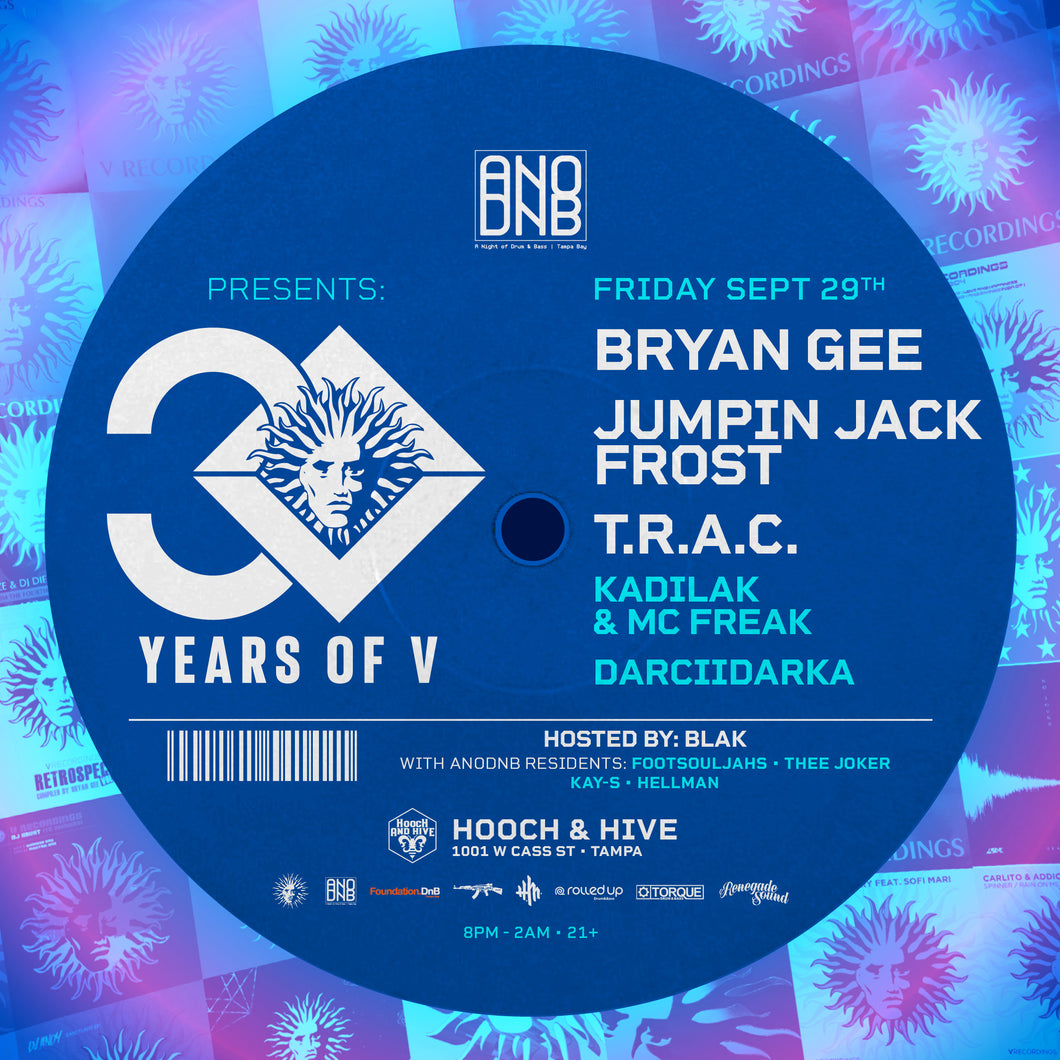 ANODNB - 30 Years of V Recordings - September 29th, 2023